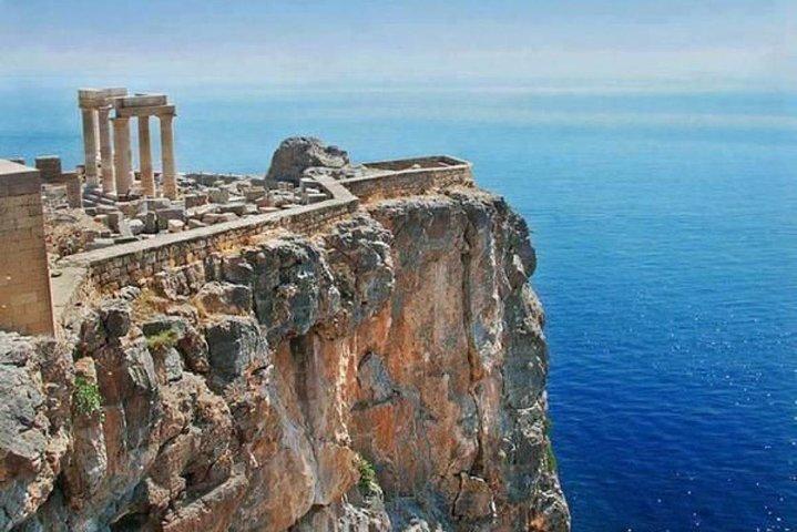 Visite privée du cap Sounio au départ d'Athènes avec cuisine traditionnelle grecque