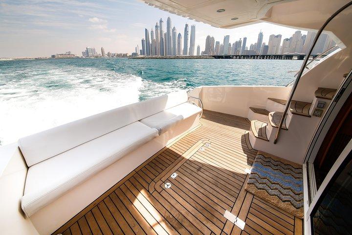 Luksus Yacht Cruise Dubai Marina Palm Jumeirah, Burj Al Arab og Atlantis