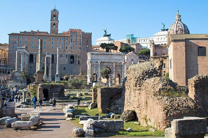 Tour VIP del Coliseo, el Foro y el Monte Palatino con un guía doctorado