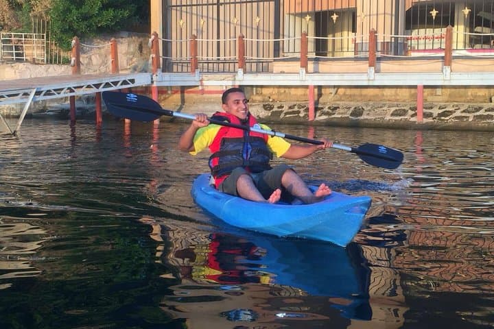 Luxor Kayak riding on the Nile