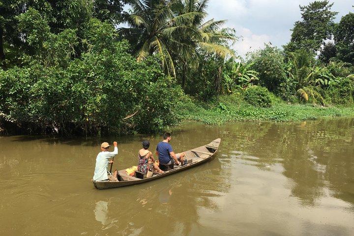 Viagem de dia inteiro do rio autêntico privado Mekong - não turístico delta de Mekong