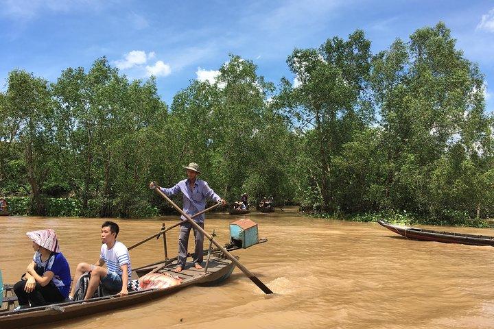 Viagem de dia inteiro do rio autêntico privado Mekong - não turístico delta de Mekong