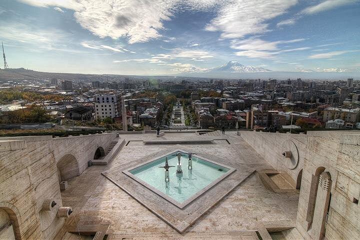 Observation de la ville à Erevan