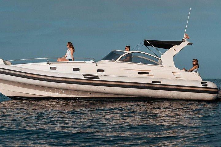 Glamorous Speedboat privado em Tenerife com lanches e bebidas