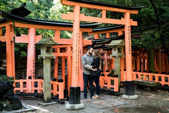 Private Urlaubsfotografie-Sitzung mit einem lokalen Fotografen in Kyoto