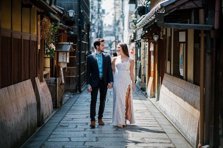 Private Urlaubsfotografie-Sitzung mit einem lokalen Fotografen in Kyoto