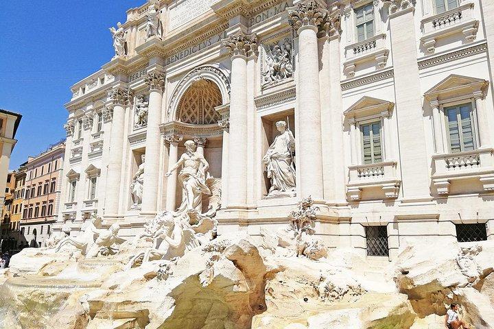 Colosseum, Forum & Fontana di Trevi i Rom W Gelato-provning