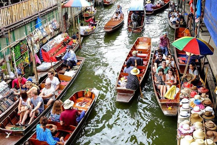Visite privée : marché flottant de Damnoen Saduak au départ de Bangkok (SHA Plus)