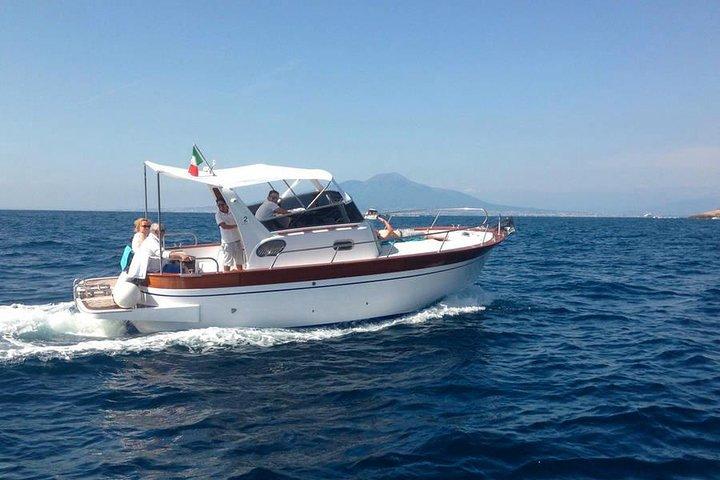 Costa Amalfitana e passeio de barco saindo de Roma