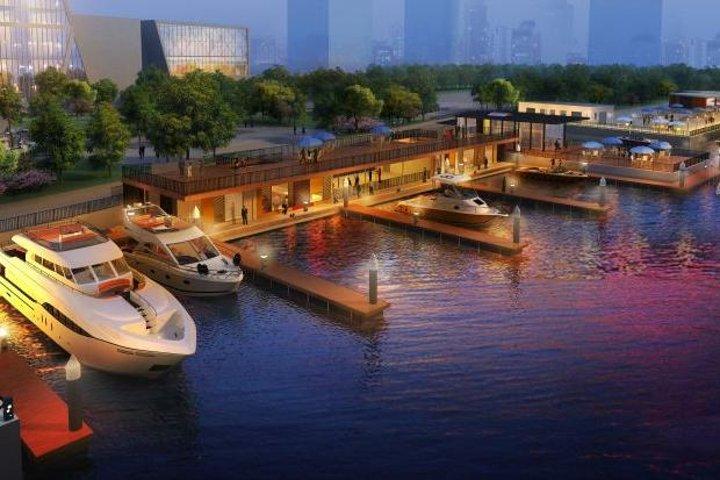 Shanghai Huangpu River Charter Yacht Experience med Champagne eller Øl