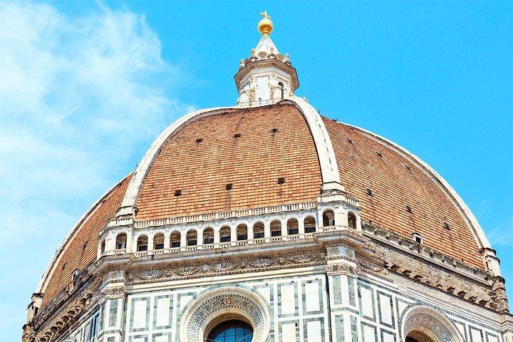 Florence Dome klättra utsikt över staden hotell pickup och guidad sightseeingtur tur