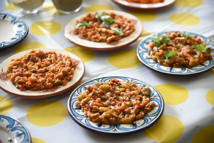 Tour privato del mercato e lezione di cucina a Casablanca con trasferimenti