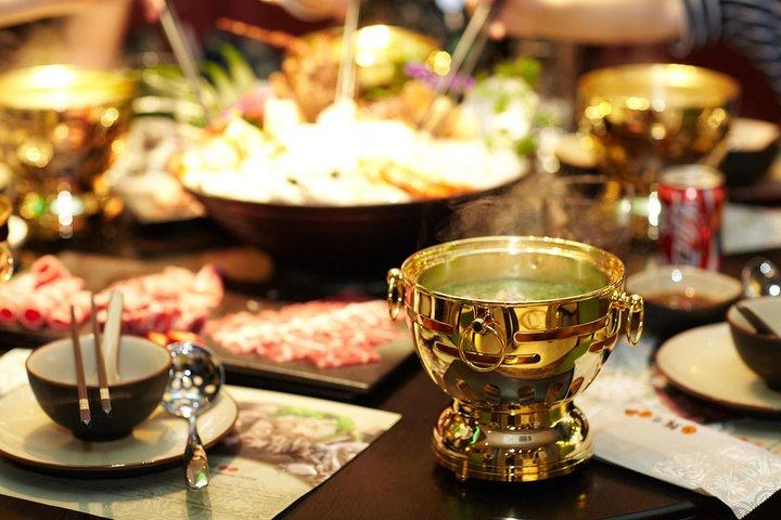 Experiência gastronômica com banhos quentes de primavera ou cruzeiro no rio em Xangai