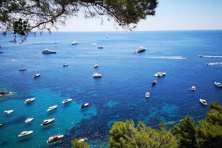 Excursion privée en bateau sur l'île de Capri pour les couples
