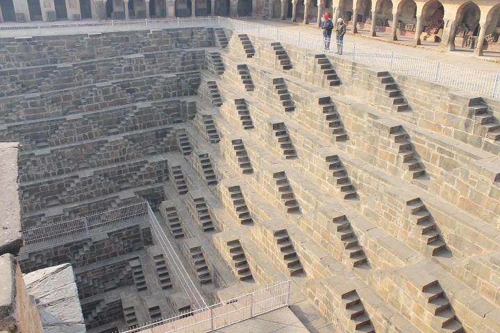 Dagstur til Chand Baori, Step Well & City Palace fra Jaipur