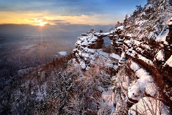 Winter sprookje De BESTE van Boheems en Saksisch Zwitserland wandeltocht
