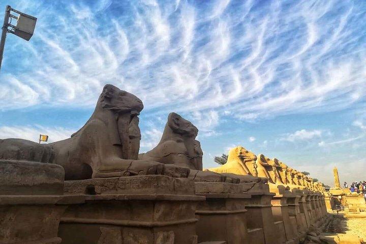 VIP Luxor Day Trip da Hurghada, tra cui la Valle dei Re, il Tempio di Hatshepsut e il Tempio di Karnak