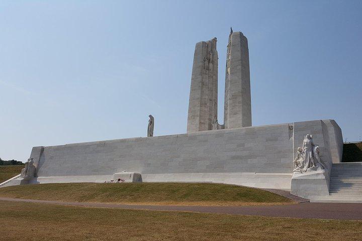 Vimy och Flanders Fields Canadian Battlefield Tour från Lille