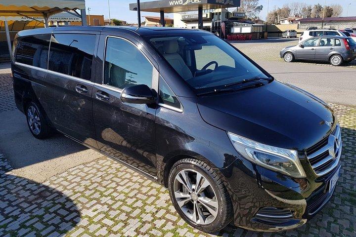 Transfer privato dall'aeroporto di Fiumicino all'hotel Roma
