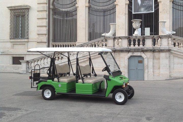 Carrito de golf por la Roma Imperial