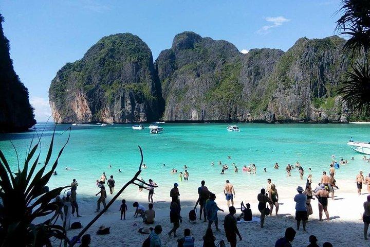 Découvrez Phi Phi Islands : Royal Jet Cruiser Experience avec déjeuner