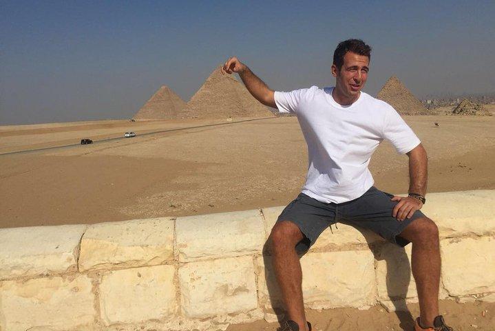 Pyramides de Gizeh, sphinx, pyramide intérieure et balade en chameau