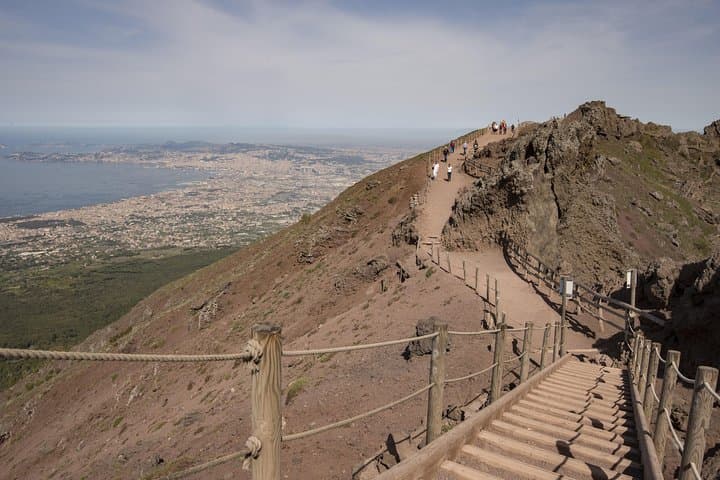Transfer from Naples to Sorrento with stop at Pompeii &MtVesuvius