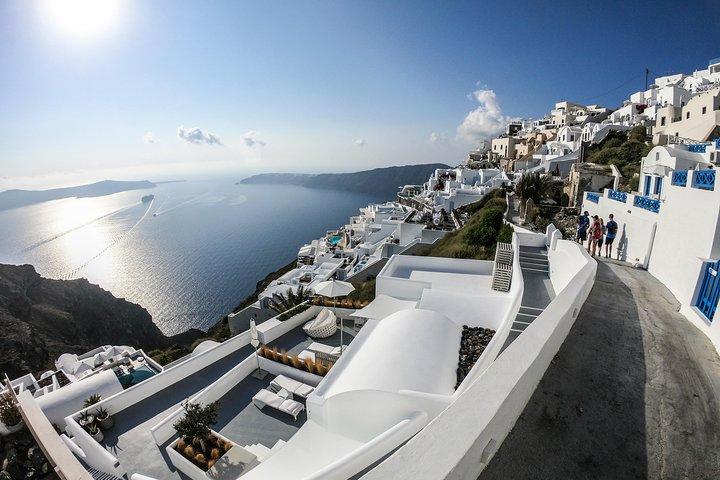 Santorini: Caldera Trail Caminhada e pôr do sol