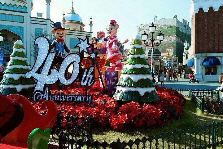 Everland Theme Park & Korean Folk Village tour (privat gruppe)
