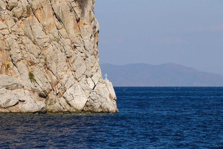 イリソスとイクシアからの送迎付きのロードス島からのシミ島