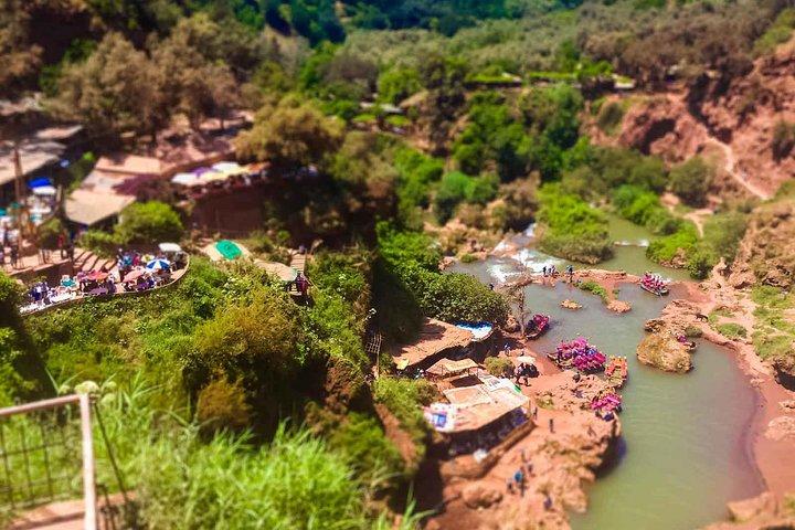 Shared group day trip from Marrakech to Ouzoud waterfalls