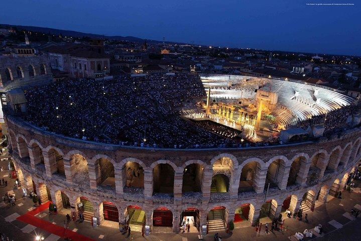 Transfer vom Gardasee zur Verona Arena und Opernkarte