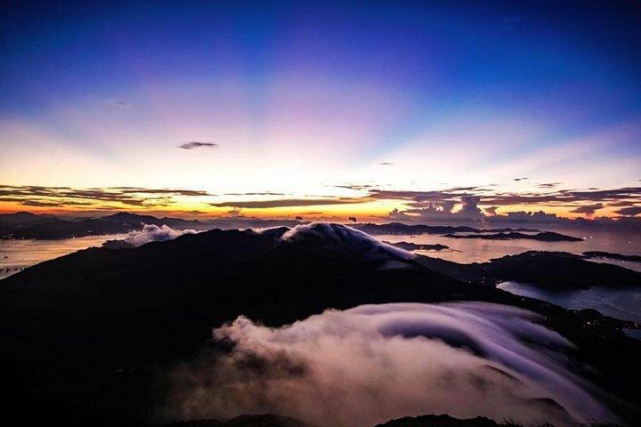 Lantau Peak Sonnenaufgang Aufstieg