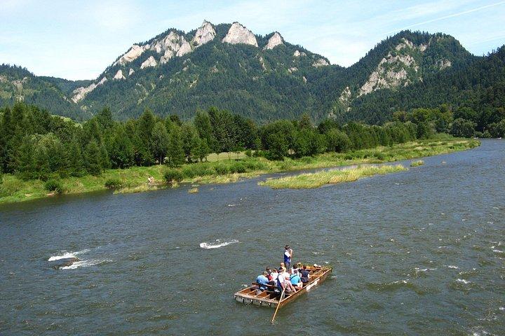 クラクフからPieniny Mountains＆Dunajec川でのラフティング、プライベート