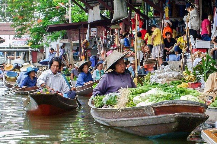 Visite privée : marché flottant de Damnoen Saduak au départ de Bangkok (SHA Plus)