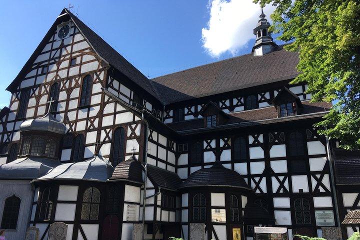 UNESCOs verdensarvsliste-fredede kirke af frededagstur fra Wroclaw