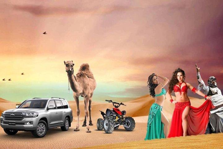 Abends Wüstensafari mit BBQ Dinner & 7 Live Shows