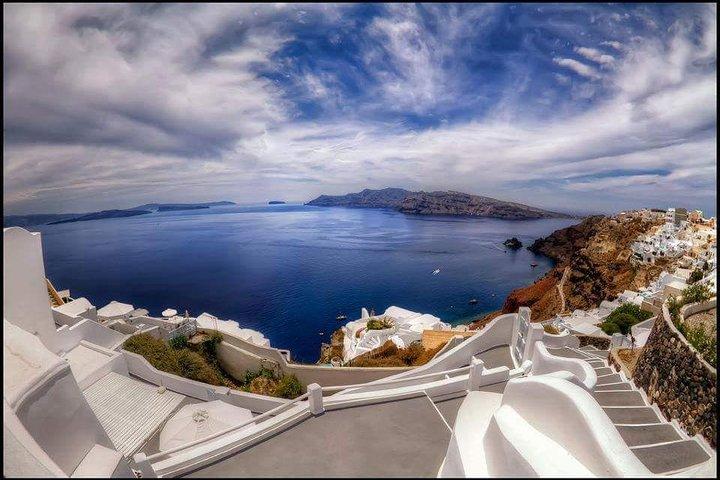 Tour privado de Santorini con experiencia en comida