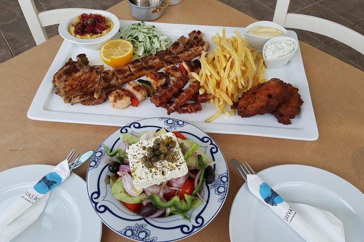 Tour privado de Santorini con experiencia en comida