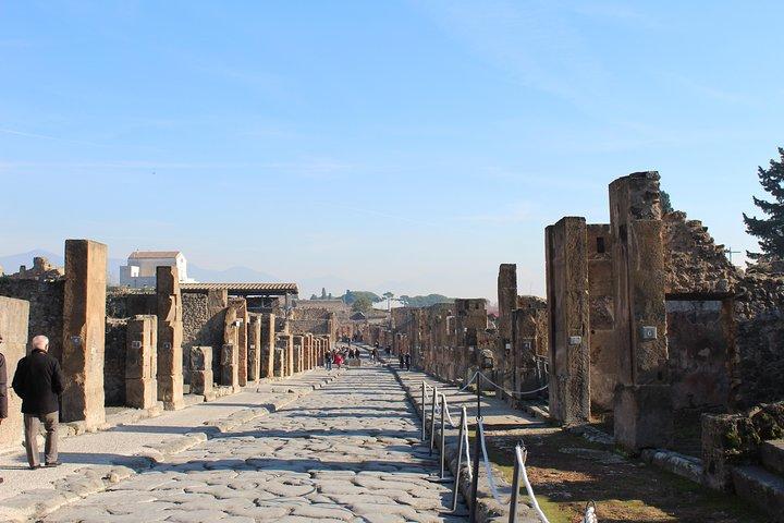 Sitio arqueológico de Pompeya sin colas con guía privado