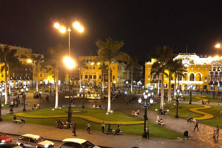 Lights, Pisco & Fun: Night City Tour Plus Pisco Tasting