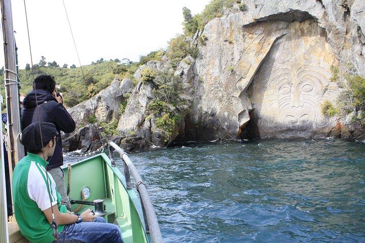Lake Taupō Māori Rock Carvings Scenic Cruise aboard Ernest Kemp