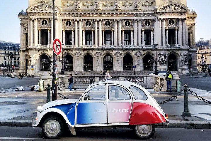 Paris - Visite guidée en voiture 2CV vintage + Croisière sur la Seine