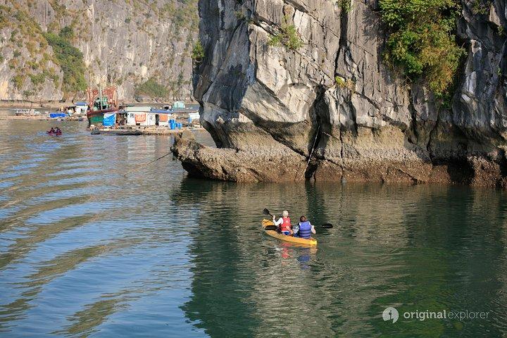 Tour di lusso di 1 giorno Halong Bay e Lan Ha Bay Limousine in kayak
