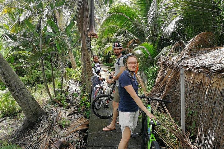 Explore Bangkok de bicicleta e barco com almoço