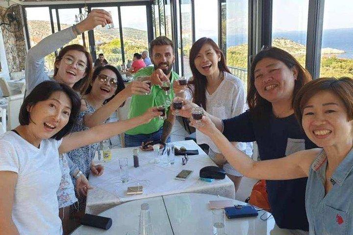 ザキントス島：ナヴァイオビーチ青の洞窟＆トップビューへの1日小グループツアー