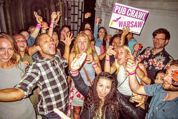 #1 Pub Crawl Warsaw mit optionaler Premium 1 Stunde Open Bar