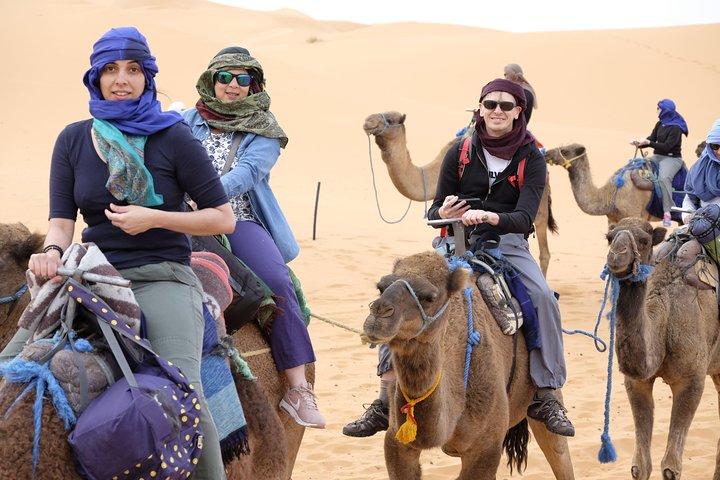 2 nights desert tour from Marrakech to Merzouga & camel ride