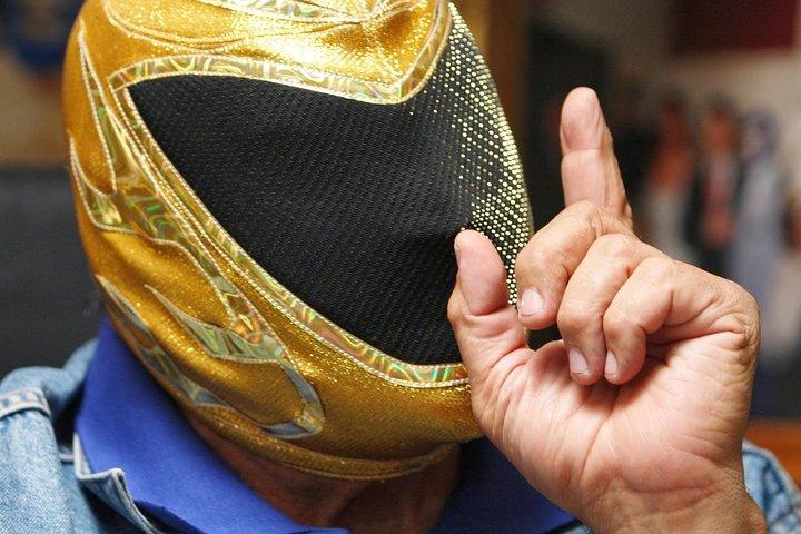 Wrestling-Lucha Libre Upplev Tacos Ölmiddag endast på SÖNDAG