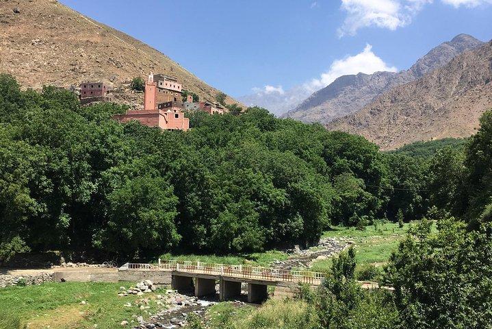 From Marrakech: Biking Day trip Atlas Mountain & Berber villages